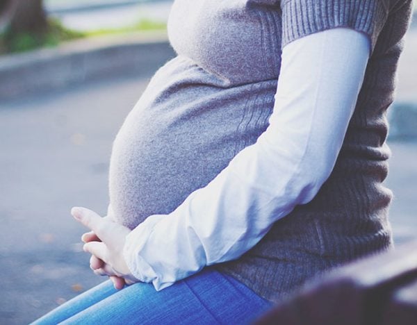 pregnant woman belly
