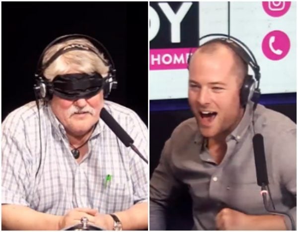 Chef Huey on Kiis with Will and Woody.