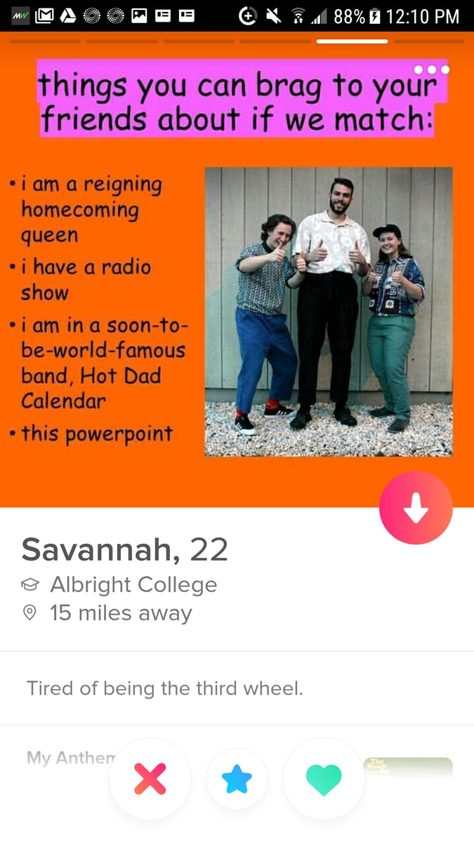 funny tinder profile