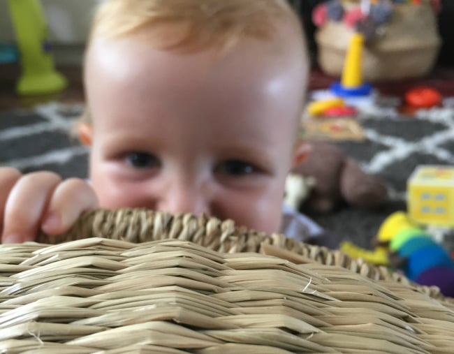 toddler at childcare