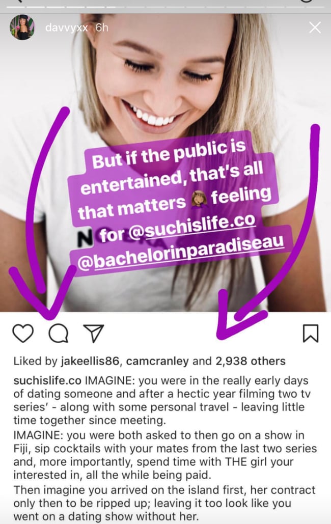 davina rankin instagram story