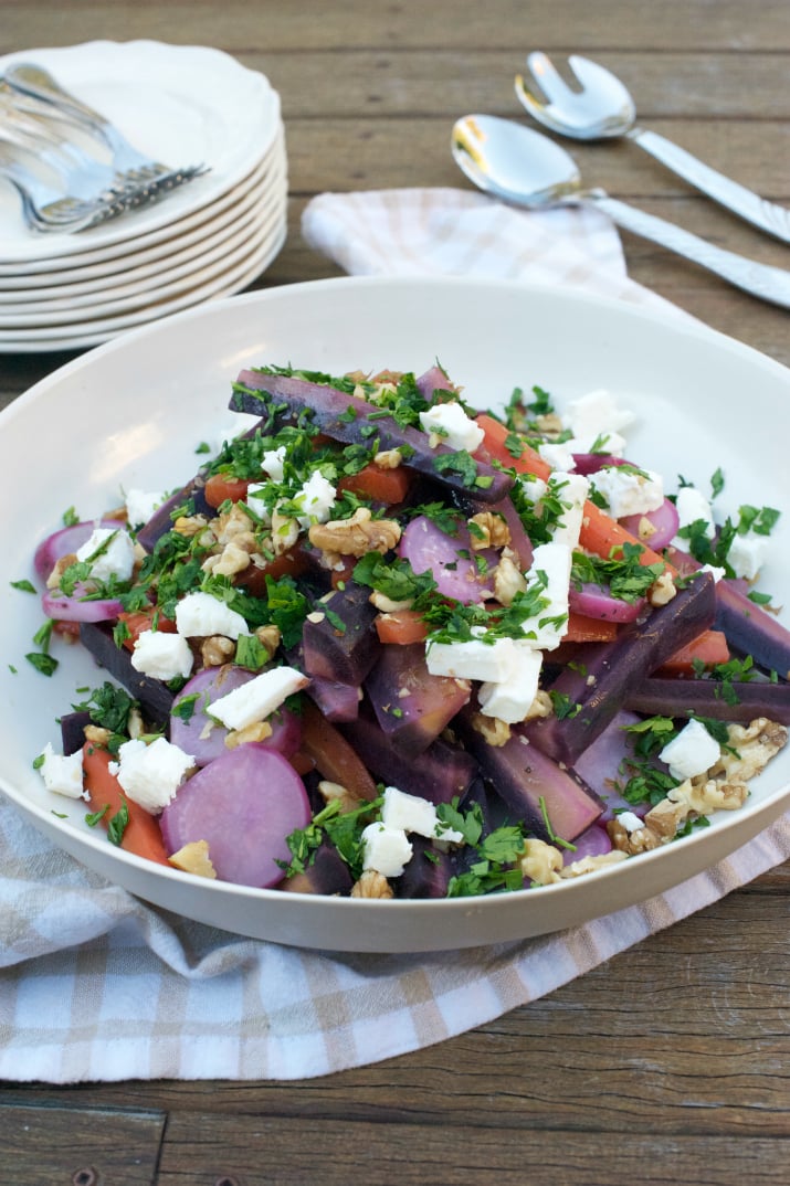 Honey Glazed Carrot and Radish Salad