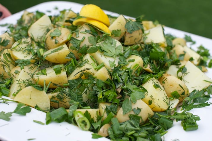 'Green" Potato Salad