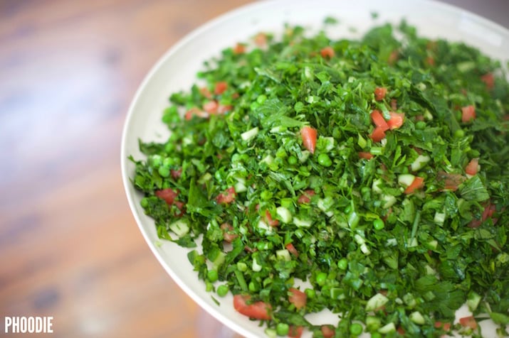 Pea Tabbouleh Salad