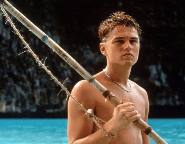 Leonardo DiCaprio in The Beach.