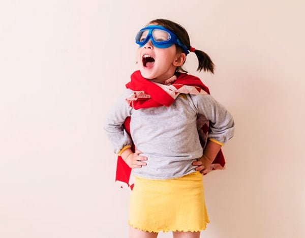 brave girl superhero