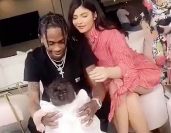 Kylie Jenner Travis Scott Stormi Easter