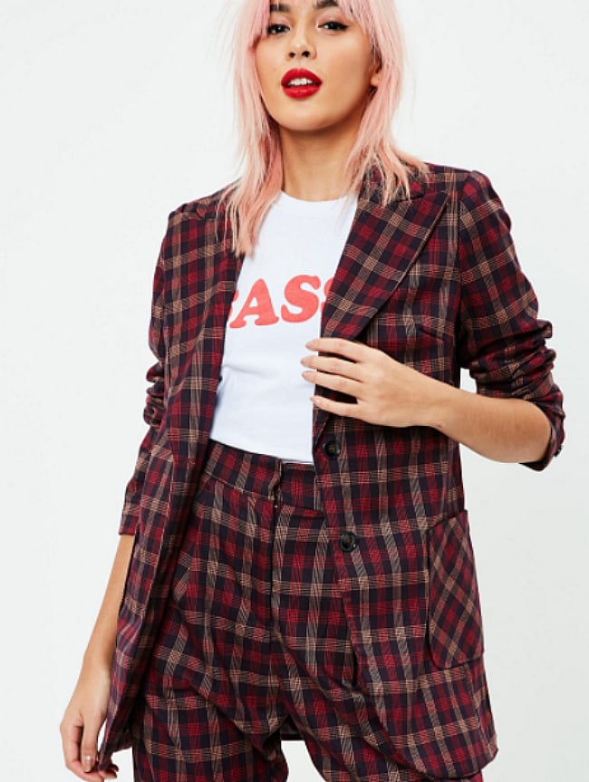 How to wear checked blazers like an Instagram fashion blogger.