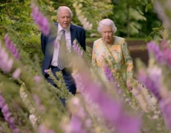 queen elizabeth II david attenborough