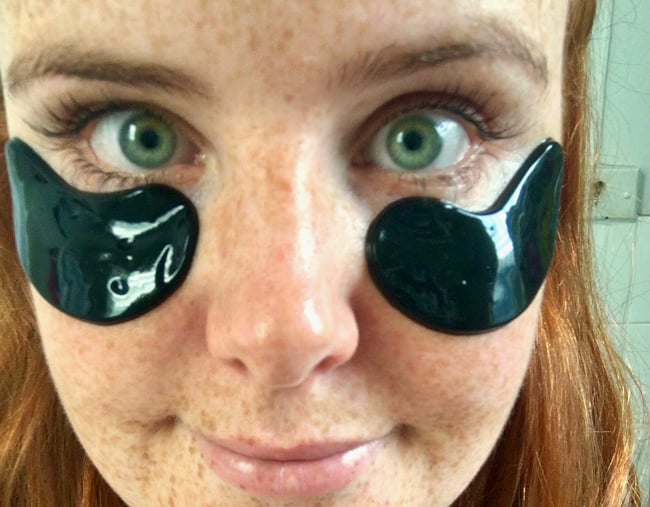 Blaq eye mask review: The activated charcoal Blaq eye mask.