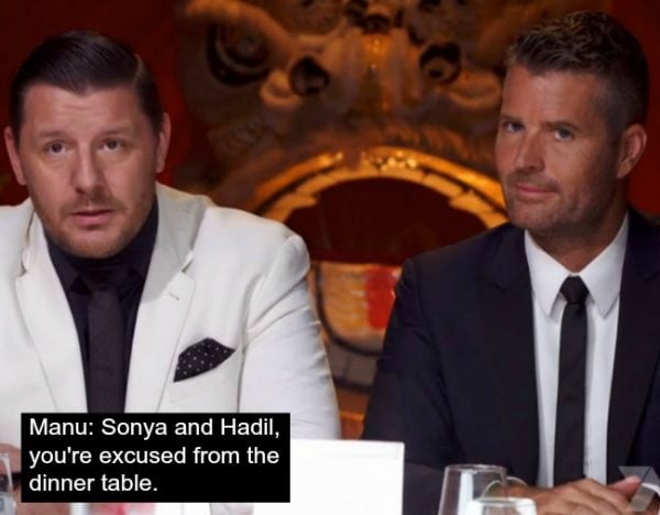 MKR Sonya and Hadil kicked off