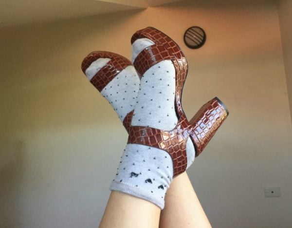 Heels and socks