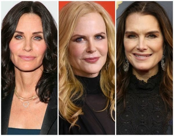Courtney Cox, Nicole Kidman and Brooke Shields