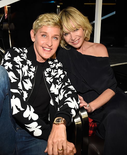 Portia de Rossi and Ellen DeGeneres