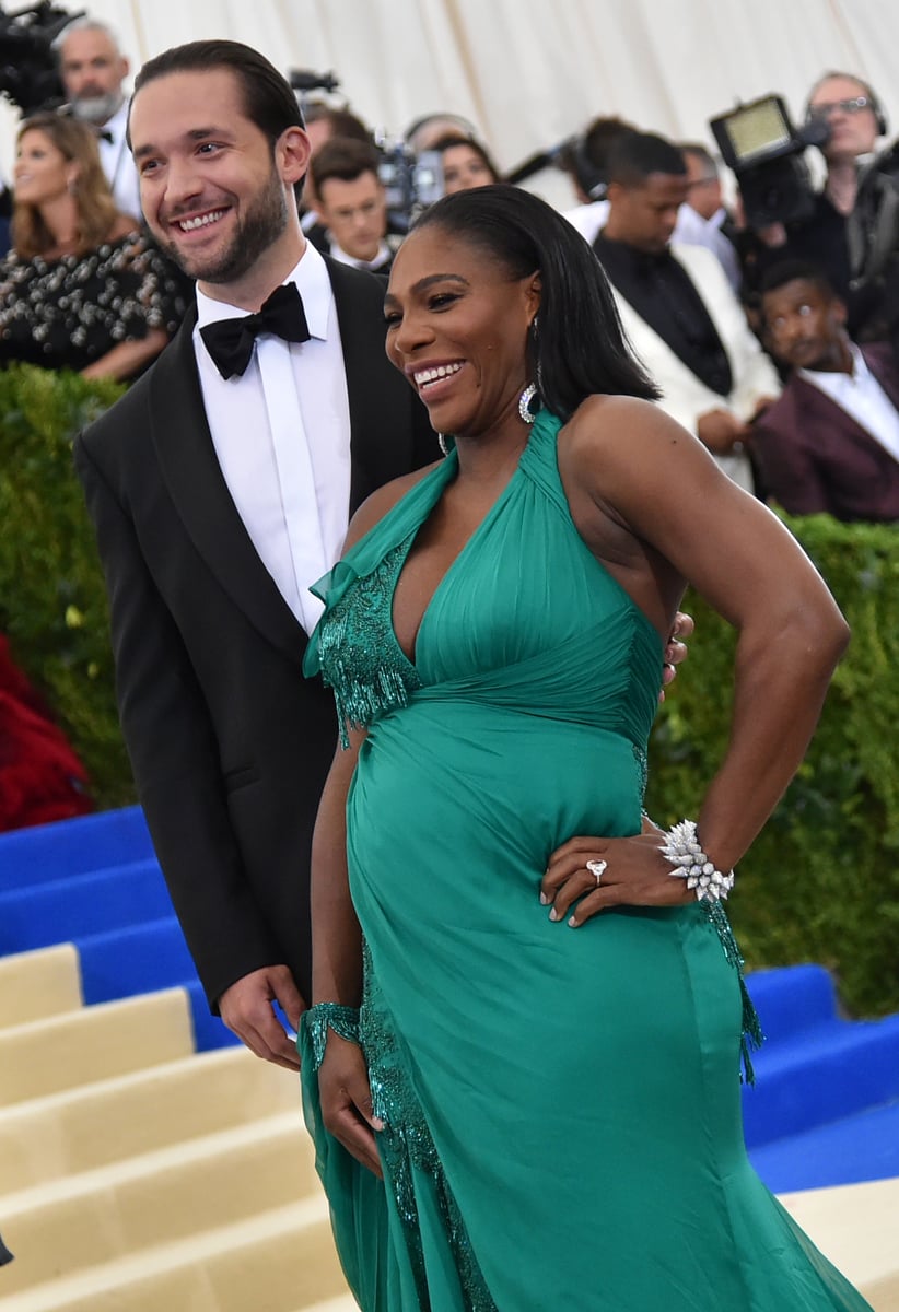 Serena Williams and Alexis Ohanian