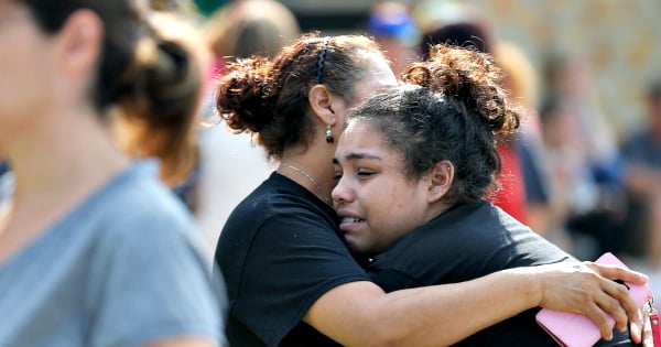 School shooting in Santa Fe Springs: 10 people killed, 10 injured.