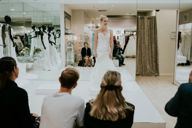 wedding dress shopping
