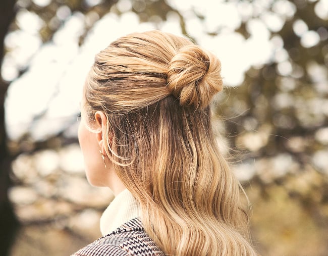 16 Half Bun Hairstyles for 2022 - How to Do a Half Bun Tutorial