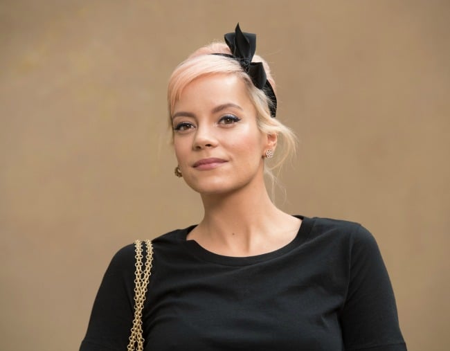 Lily Allen hits the stage in her underwear – again!