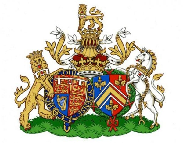 Prince William and Duchess Catherine's join coat of arms