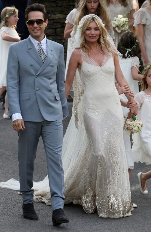 35 unconventional celebrity wedding dresses you'll love.