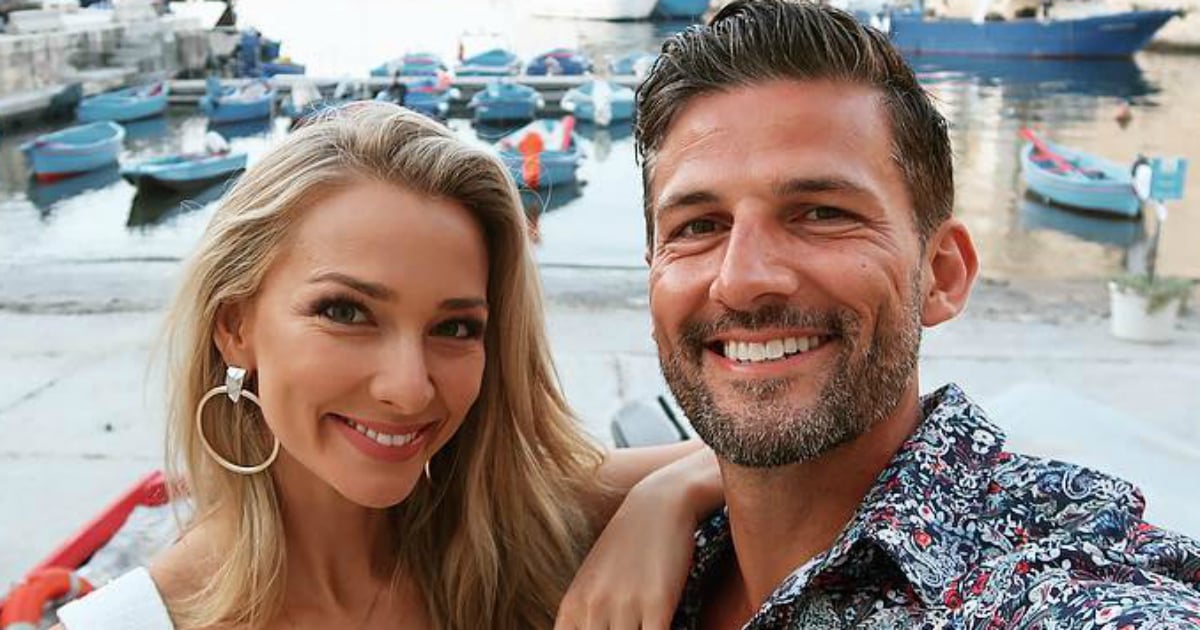 Tim Robards Anna Heinrich proposal was caught on camera.