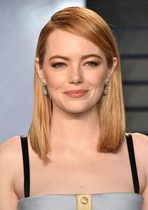 Emma Stone lob hairstyle inspiration