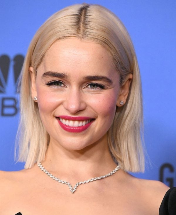 Emilia Clarke lob hairstyle inspiration
