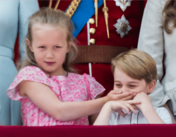 Savannah Phillips and Prince George