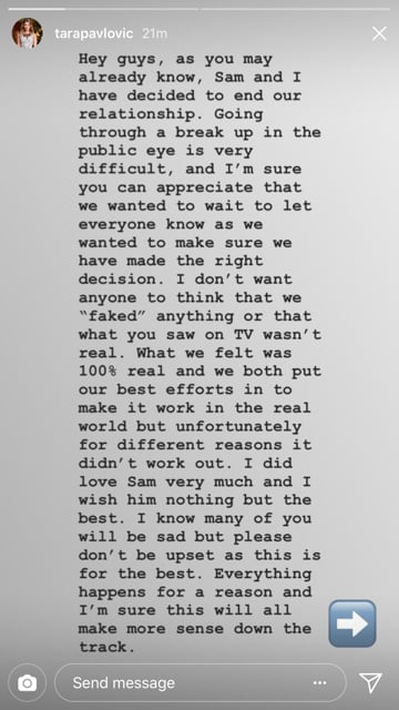 sam tara breakup