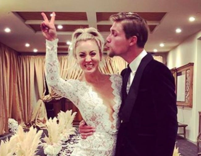 Kaley Cuoco wedding dress The stunning detail everybody missed