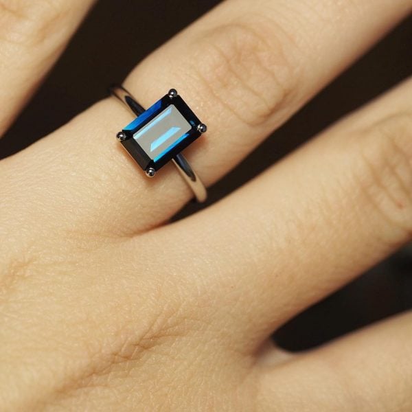 Emerald Cut engagement ring