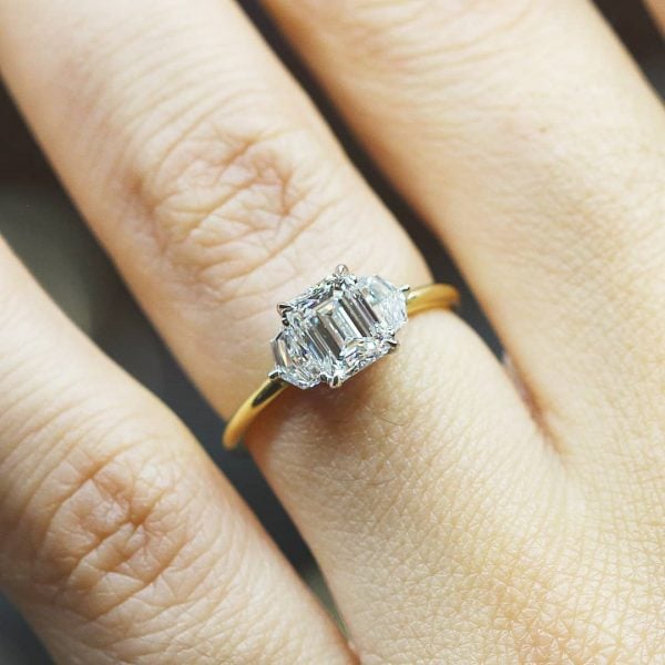 Emerald Cut engagement ring