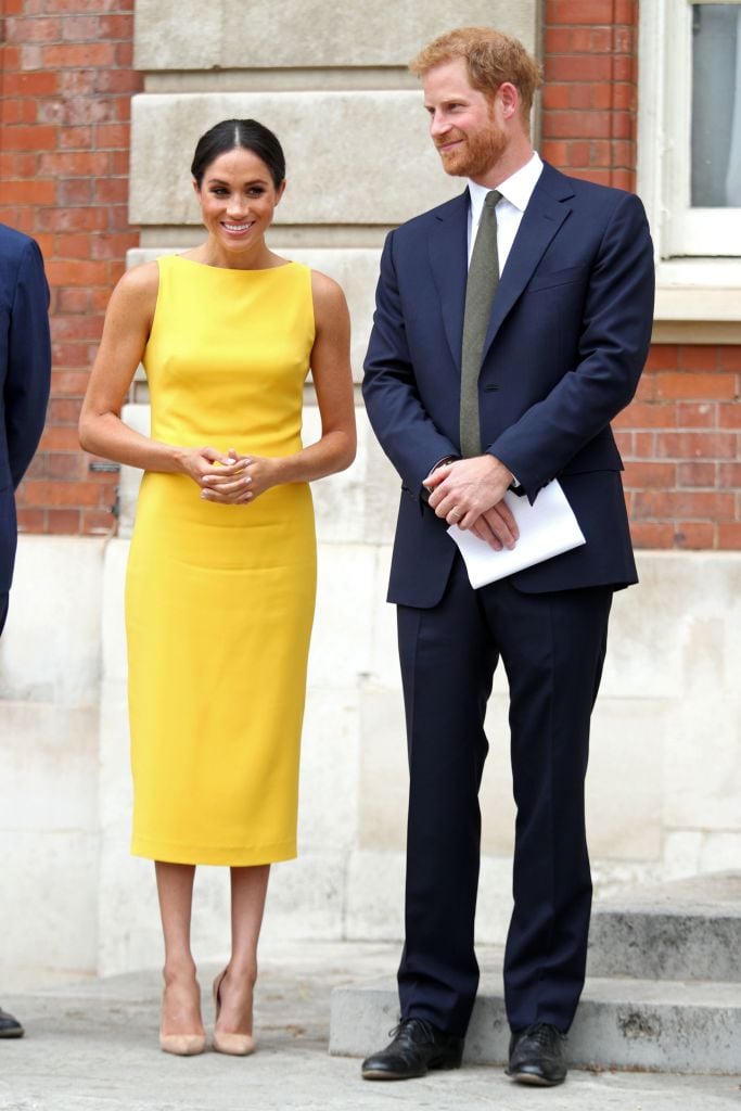 Meghan Markle yellow dress