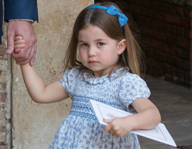 Pippa Middleton Blue Dress at Christening Prince Louis 2018