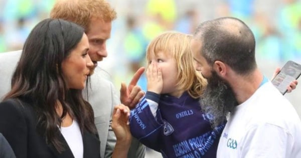 Prince Harry Meghan Markle Ireland Tour: Harry plays with toddler