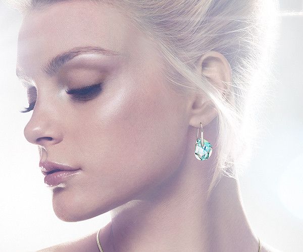 Swarovski Galet Pierced Earrings