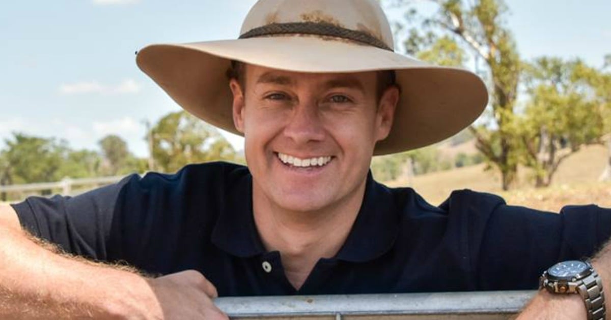 Grant Denyer farm: Grant Denyer shares Instagram photo of NSW drought.