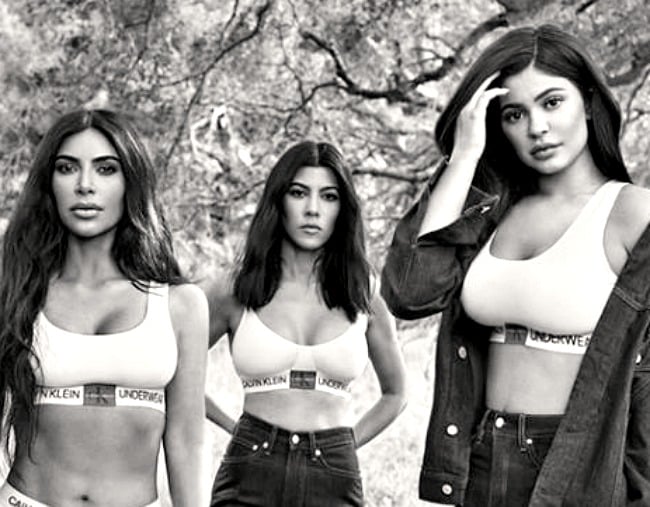 Fans accuse Calvin Klein of Photoshop in its new Kardashian-Jenner ad.