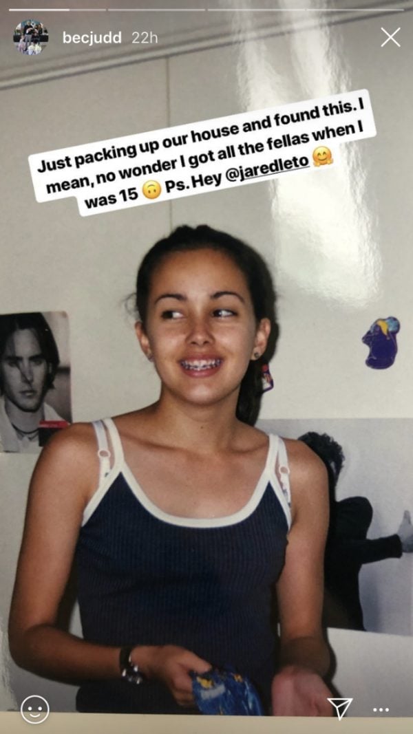 Bec Judd teen photo