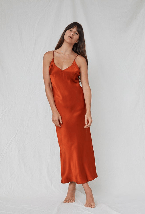 Natalija The label Silk Slip Dress