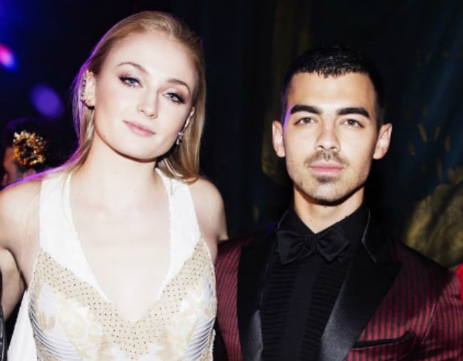 Joe Jonas & Sophie Turner Look So Glam During Their Parents' Night