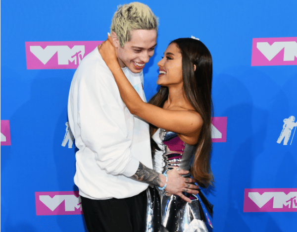 Ariana Grande and Pete Davidson.