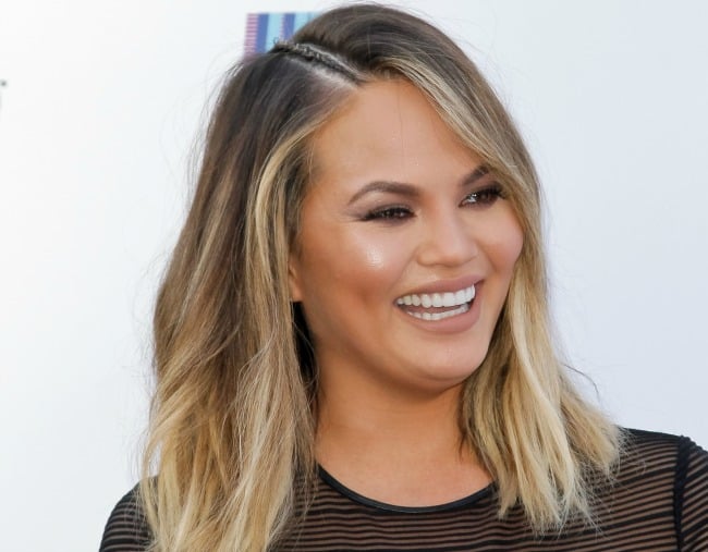 Chrissy Teigen shares Instagram story about her sweaty Spanx.