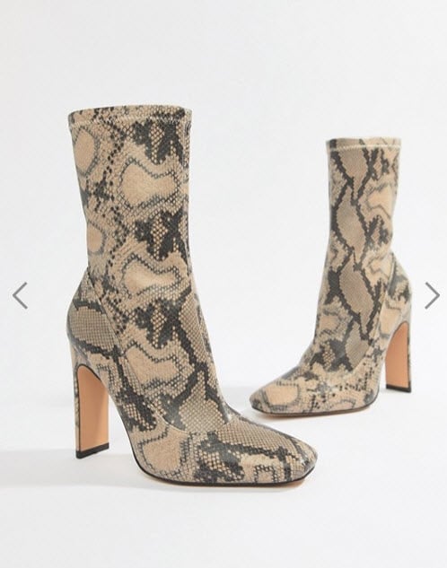 Topshop marcel snake outlet boots