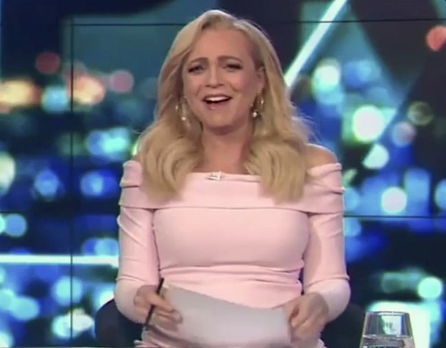 Carrie Bickmore The Project Steve Prices X Rated Joke Stuns Co Host 