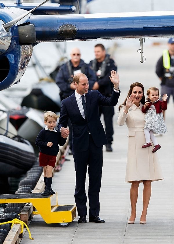 Prince William, Kate Middleton, Prince George and Princess Charlotte.