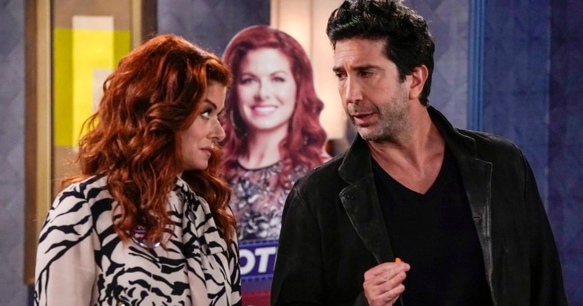 Will and Grace season 10: David Schwimmer is Grace's new love interest.
