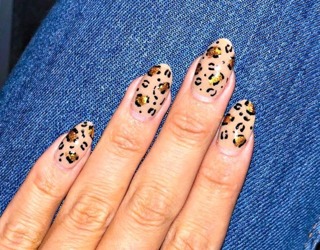 Nail Art Stickers Transfers Decals French Manicure Animal Leopard Print  (S032) | eBay