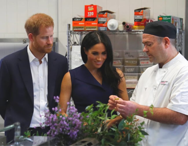 Prince Harry Meghan Markle Charcoal Lane